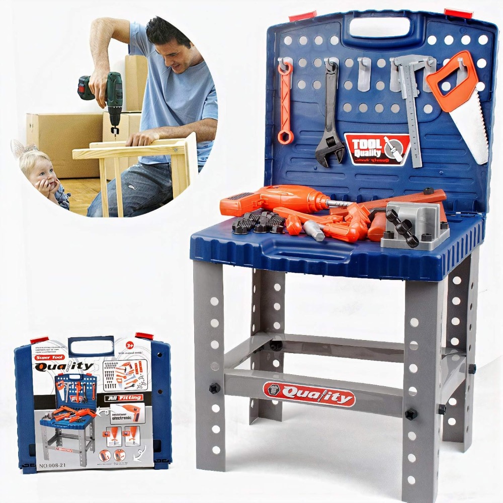 Tools Workshop For Kids - 어린이 장난감 공구 작업대, 실제같은 공구와