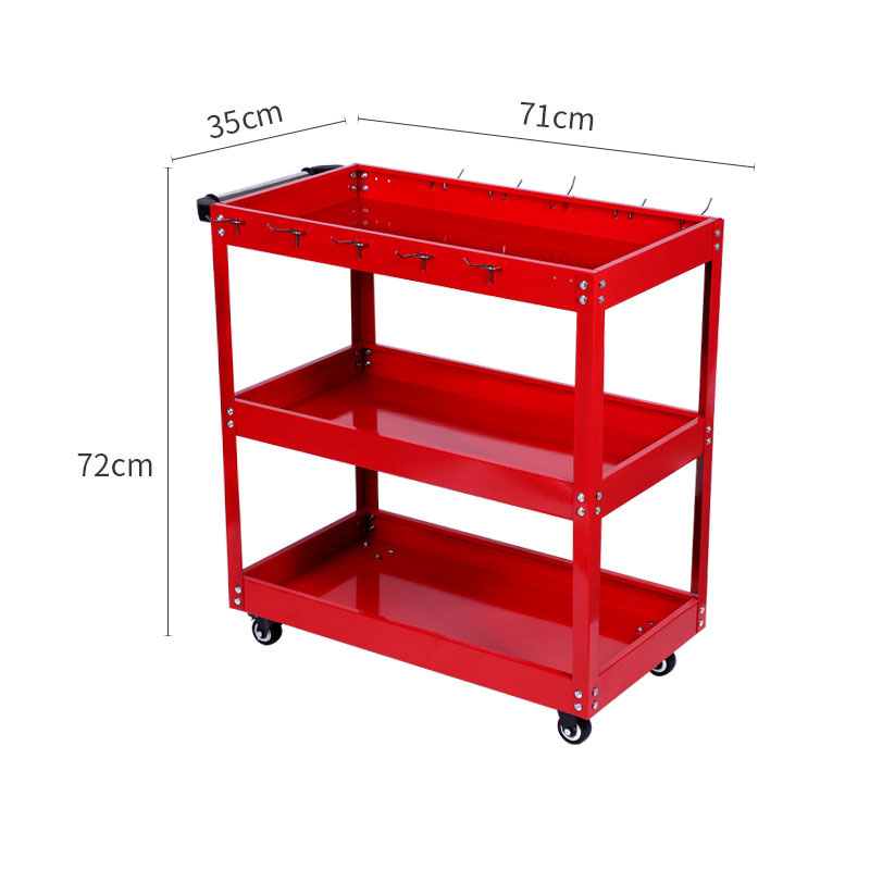 Tools Trolley For Workshop - 3단 이동식 공구 카트, 헤비 듀티
