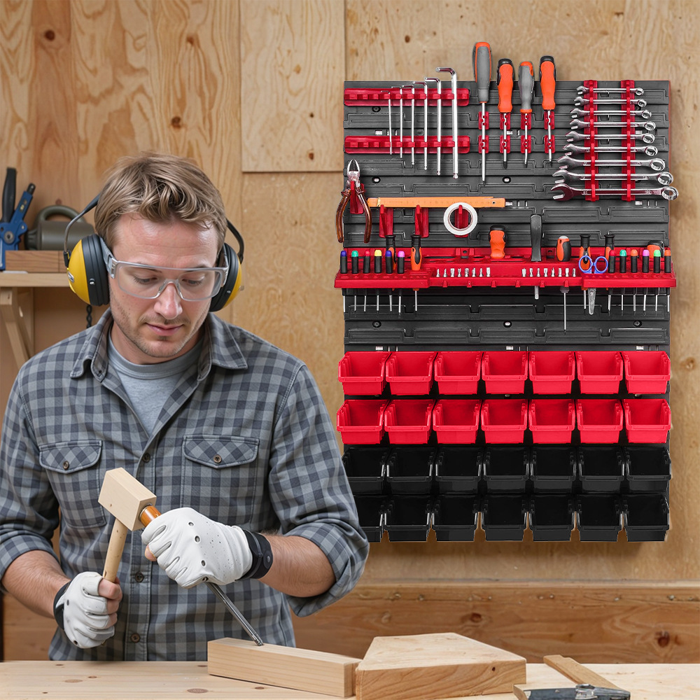 Workshop Tools Rack - 공구 벽걸이형 보관 선반, 다기능 보관