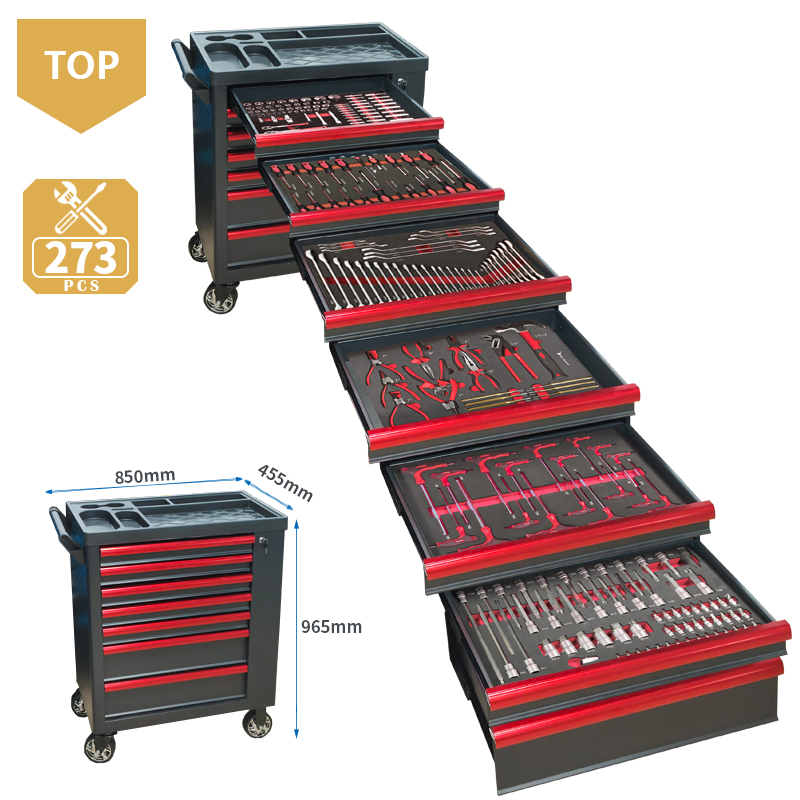 Tools Trolley For Workshop - 7단 서랍 공구 트롤리, 273개 EVA