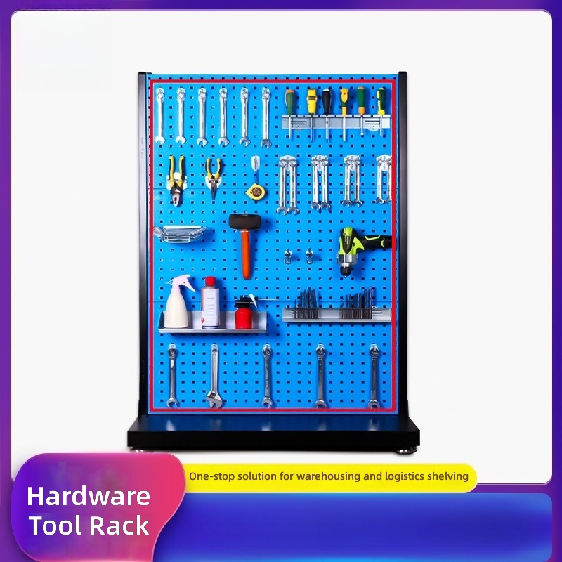 Workshop Tools Rack - 양면 공구 보관 선반, 나사 정리대,