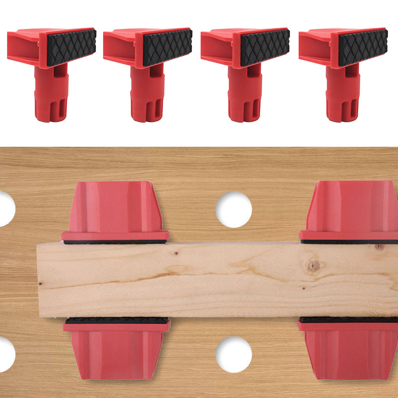 Tools For Woodworking Workshop - 4Pcs 플라스틱 벤치 개, 클램프 작업대
