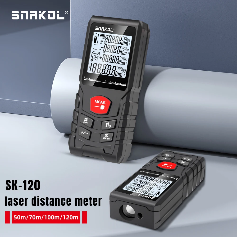 Stanley Tape 25Ft - SNAKOL SK-120 디지털 레이저 거리 측정기