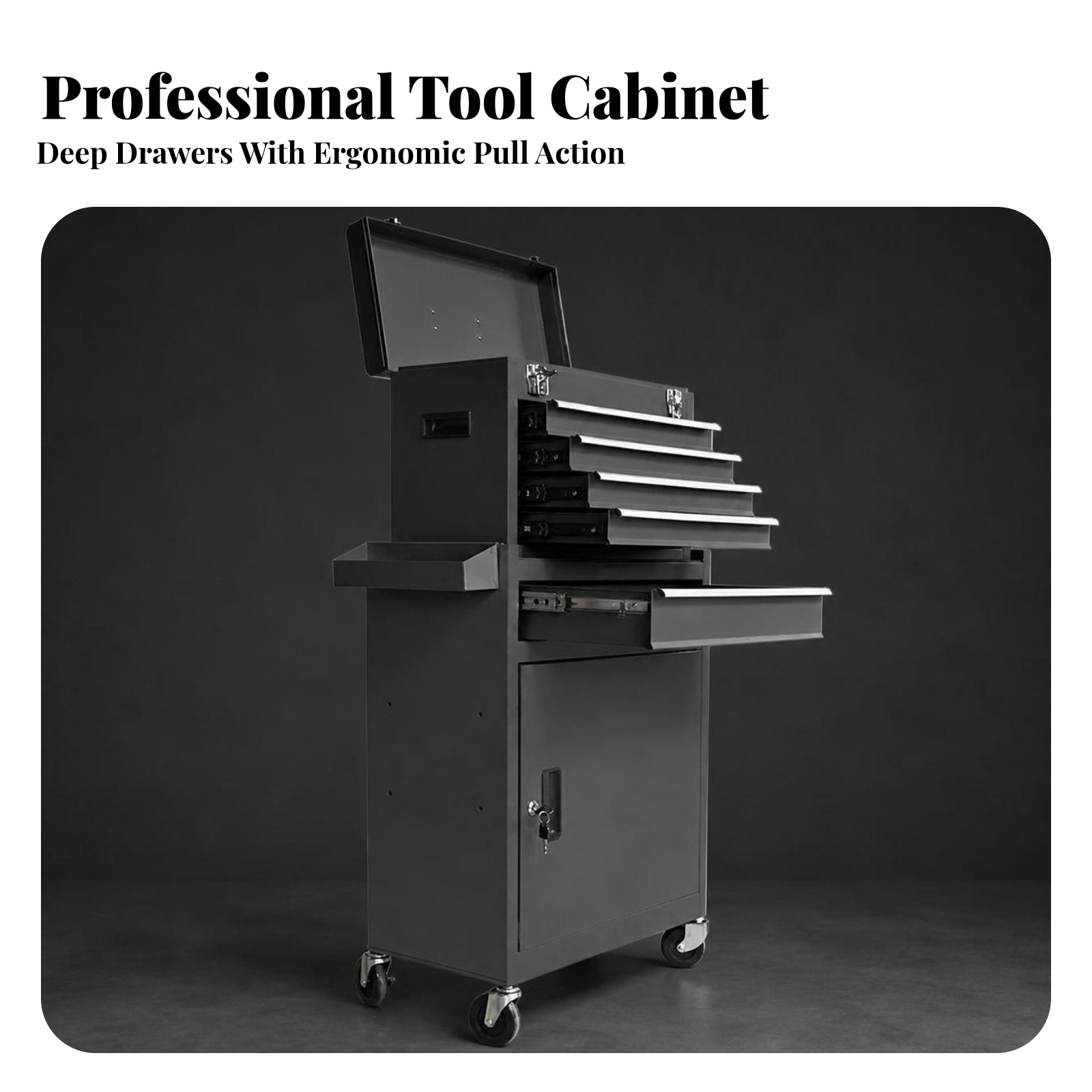 Tools Trolley For Workshop - 바퀴 달린 공구 카트, 열쇠 잠금식