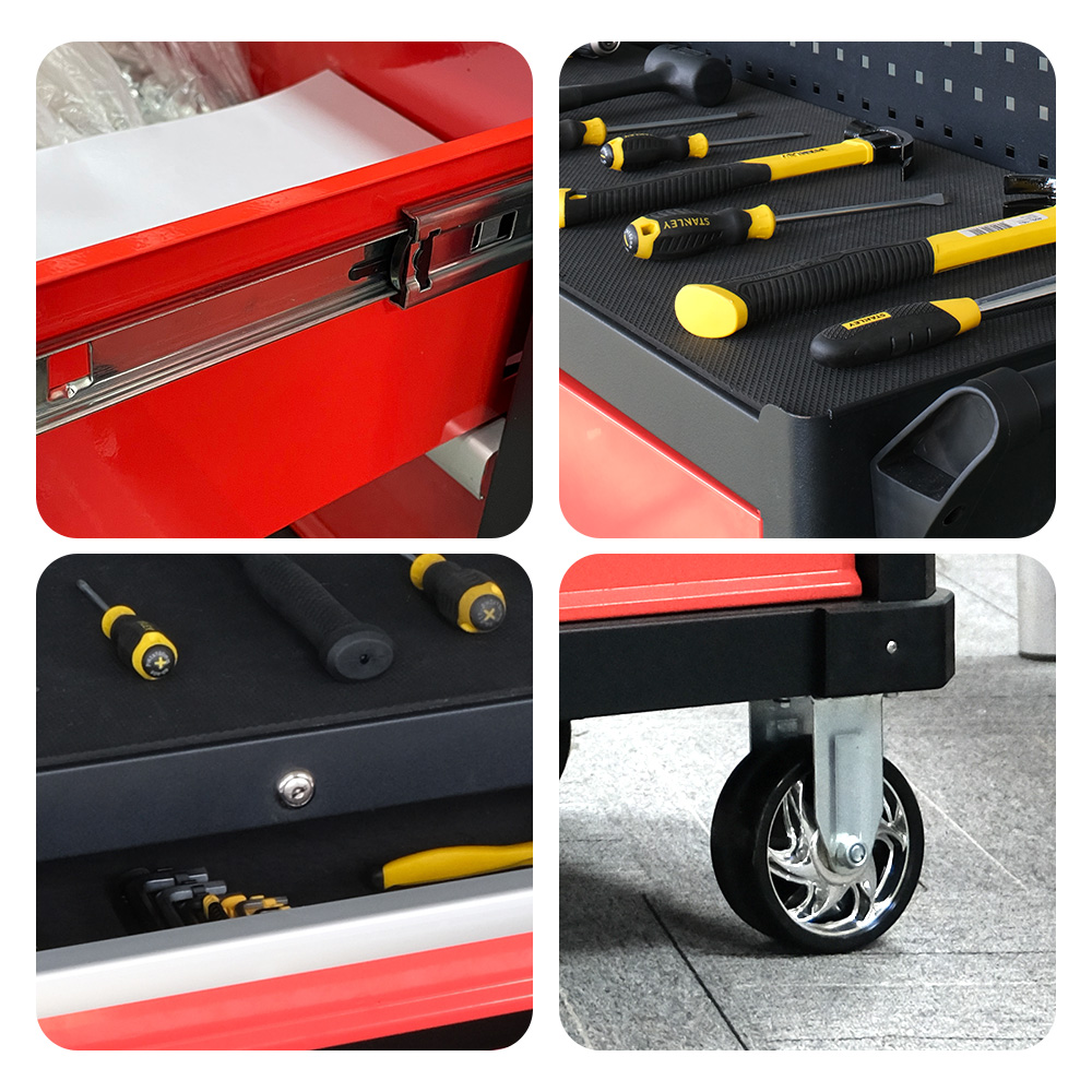 중국 OEM 도매 4단 서랍형 롤링 트롤리 작업장 금속 - Tools Trolley For Workshop 리뷰 및 가격