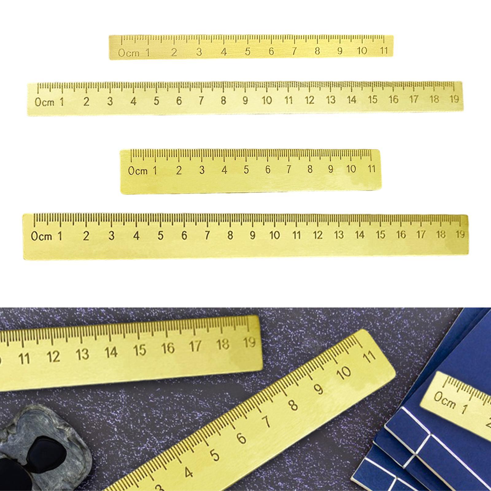 황동 자 겸용 문진 장식용 실용적이고 아름다운 휴대용  - Workshop Tools Drawing 리뷰 및 가격