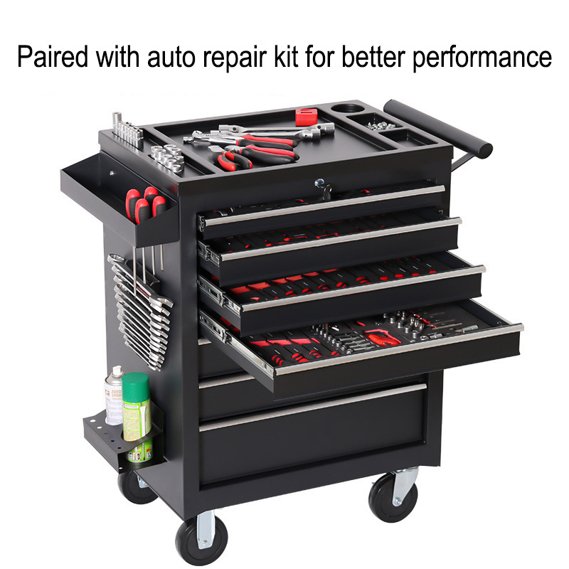 5단 서랍형 공구함 트롤리 작업장 다기능 자동차 수리  - Tools Trolley For Workshop 리뷰 및 가격