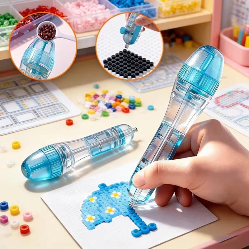 퍼러 비즈 펜 DIY 도구 어린이 퍼즐 자동 프레스 업 - Tools Workshop For Kids 리뷰 및 가격