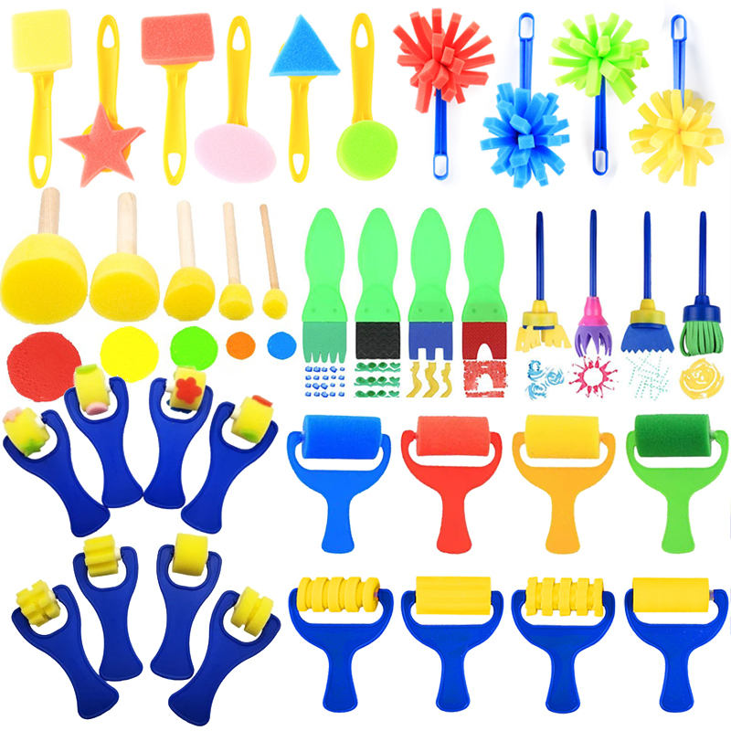 어린이 그리기 스폰지 장난감 미술 공예 그리기 도구 낙 - Tools Workshop For Kids 리뷰 및 가격