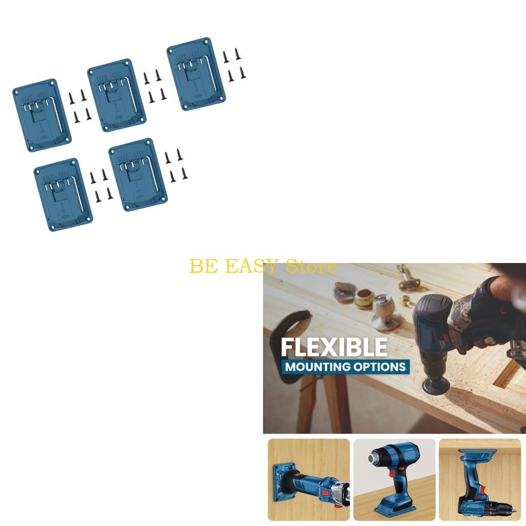 E28F 5개 18V 공구 홀더 벽 장착 브래킷 지지대 - Workshop Tools Organizing 리뷰 및 가격