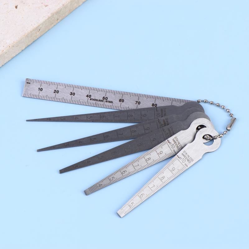 강철 테이퍼형 틈새 측정기 6개 세트, 정밀 측정 도구 - Tools Use In Workshop 리뷰 및 가격