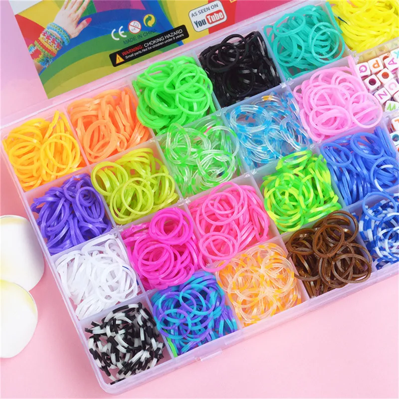 DIY 수제 고무 밴드 Loom 직조 도구 상자 팔찌  - Tools Workshop For Kids 리뷰 및 가격